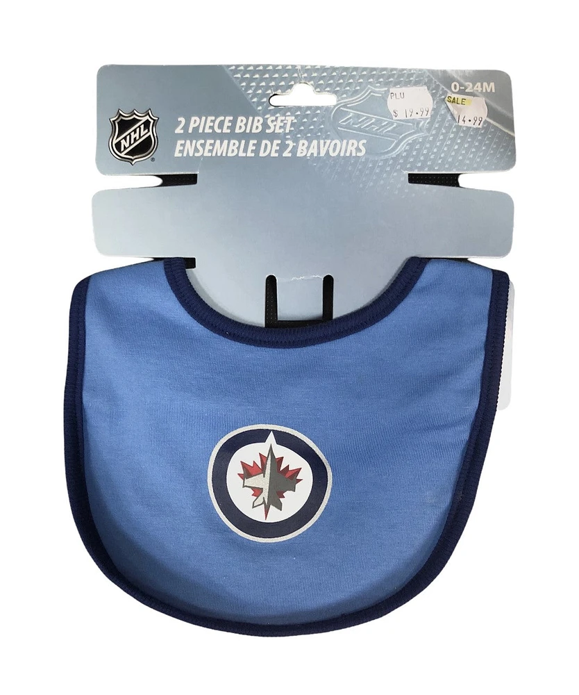 NHL Infant 2Pc Bib Set Back to the Basics Jets