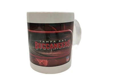 NFL Coffee Mug Subl. 11 Oz C-Handle White Buccaneers