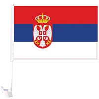 Country Car Flag Serbia