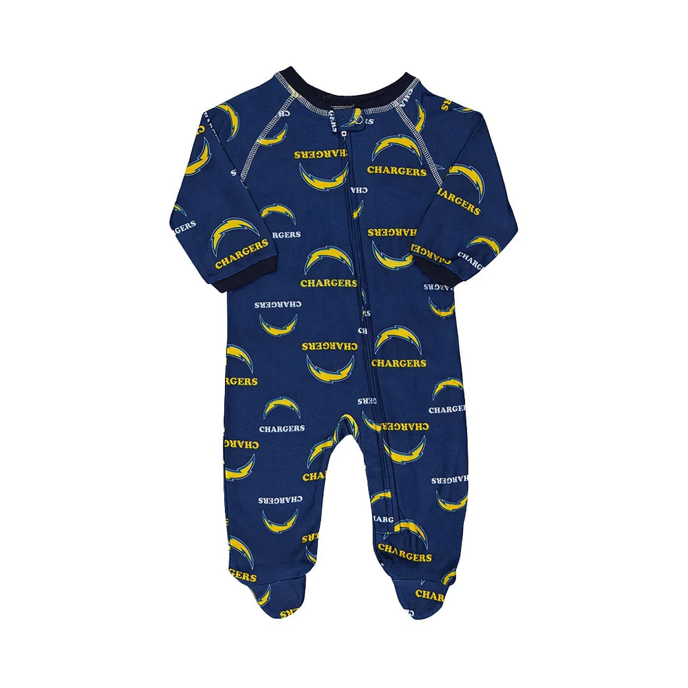 NFL Infant Onesie Raglan Zip Up Chargers