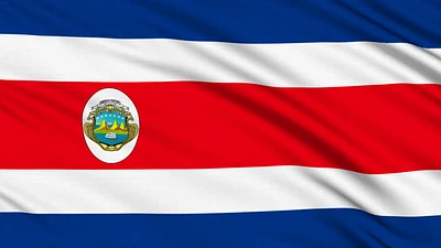 Country Flag 3x5 Costa Rica