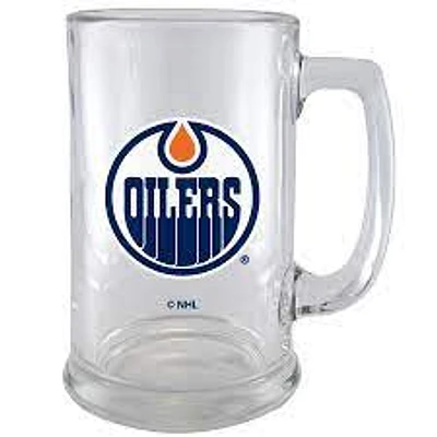 NHL Beer Mug 15 Oz Oilers