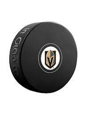 NHL Puck Autograph Golden Knights