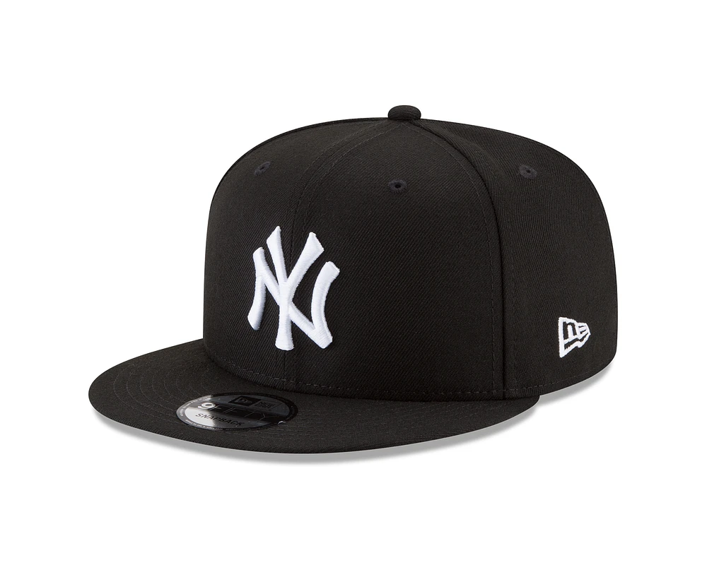 MLB Hat 950 Basic Snap Black and White Yankees