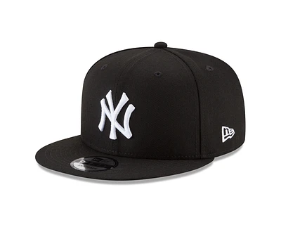MLB Hat 950 Basic Snap Black and White Yankees