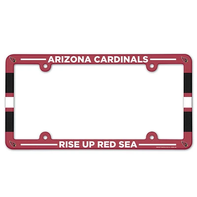 NFL License Plate Frame Plastic Cardinals