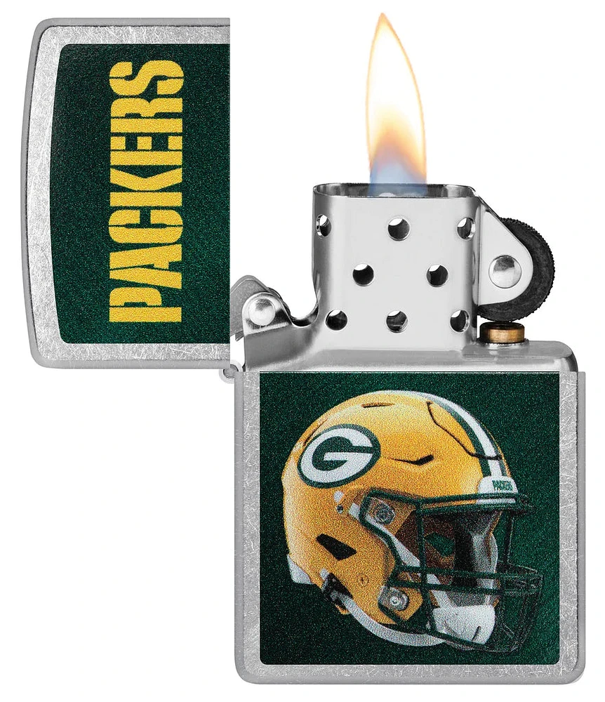 NFL Zippo Lighter Helmet Chrome Packers