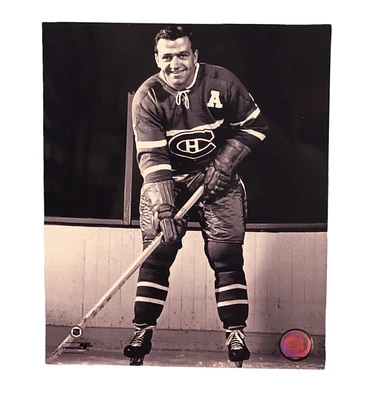 NHL 8x10 Vintage Player Photograph Bernie Geoffrion Canadiens