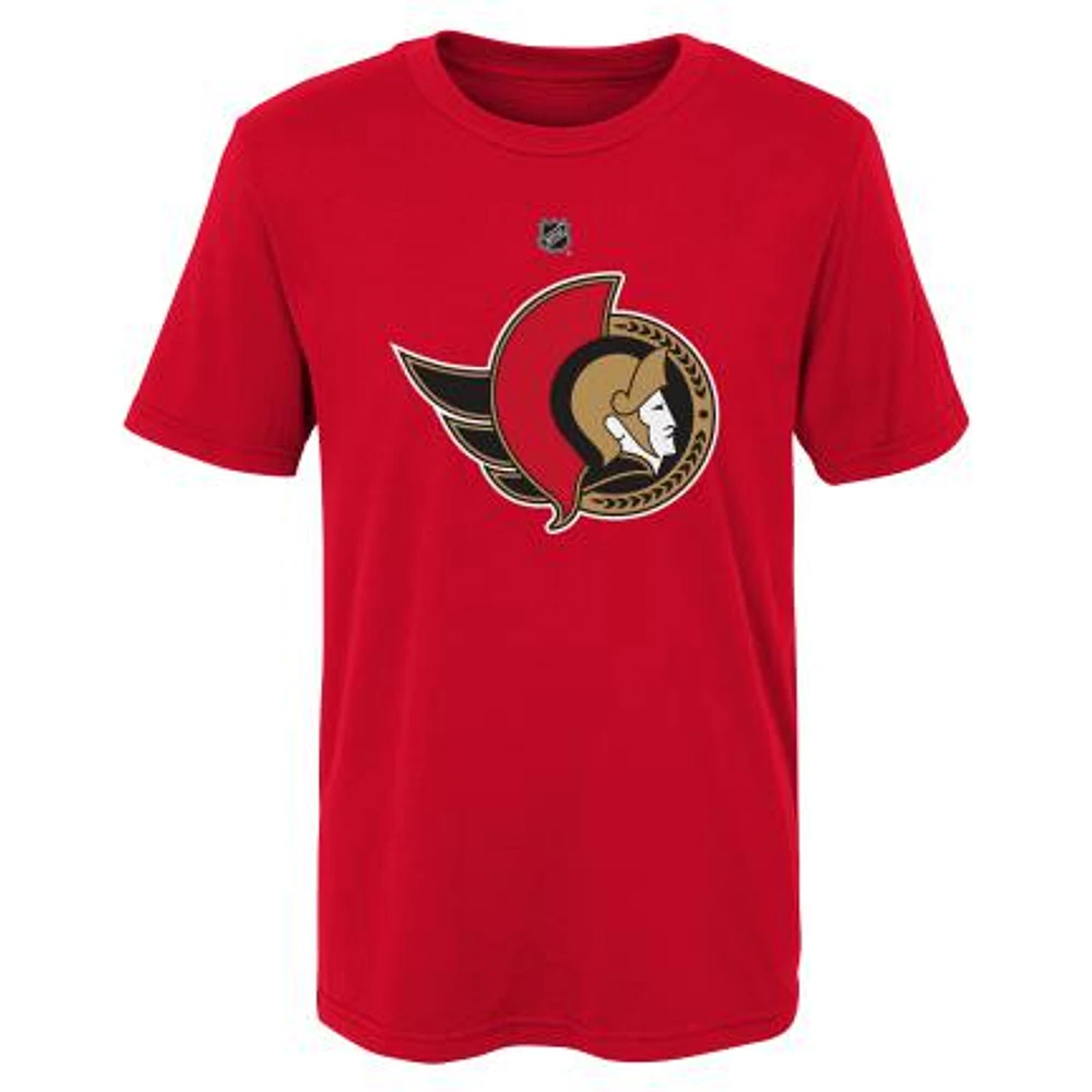 NHL Youth T-Shirt Primary Logo Senators (Red)