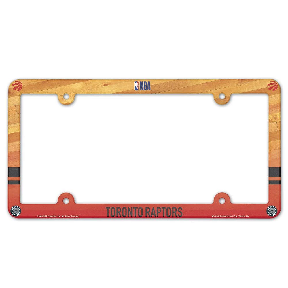 NBA License Plate Frame Plastic Raptors