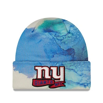 NFL Knit Hat 2022 Ink Dye Cuffed Giants