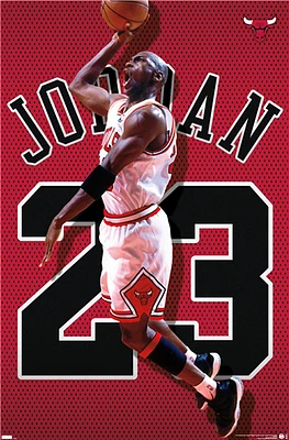 NBA Player Wall Poster Jersey Michael Jordan Bulls