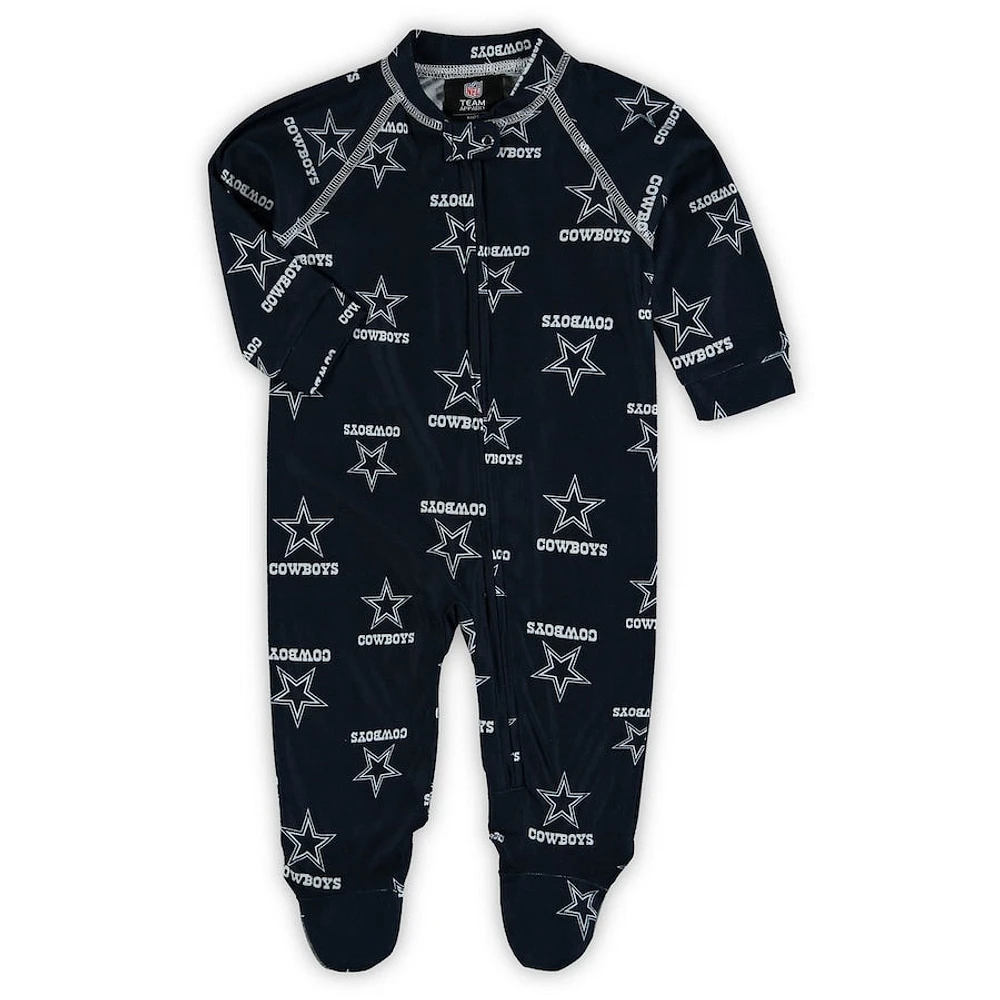 NFL Infant Onesie Raglan Zip Up Cowboys