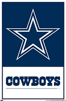 NFL Wall Poster Logo Cowboys