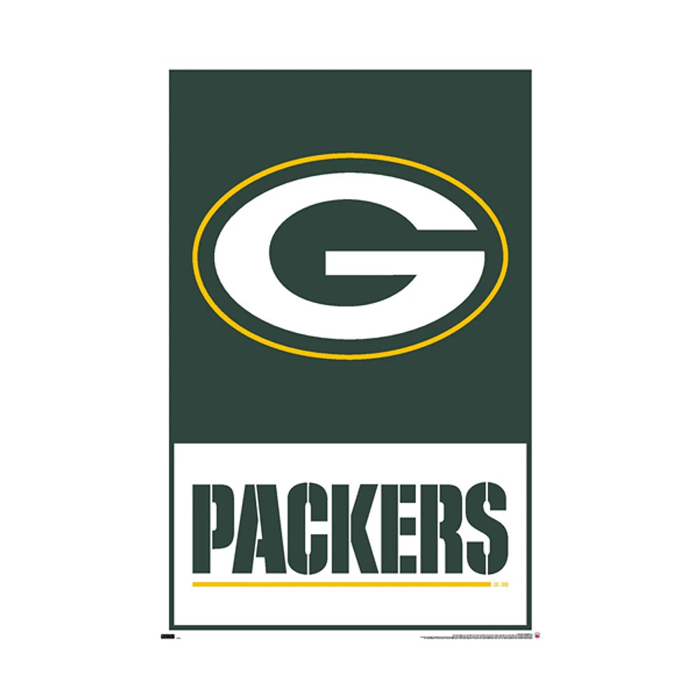 NFL Wall Poster Logo Packers