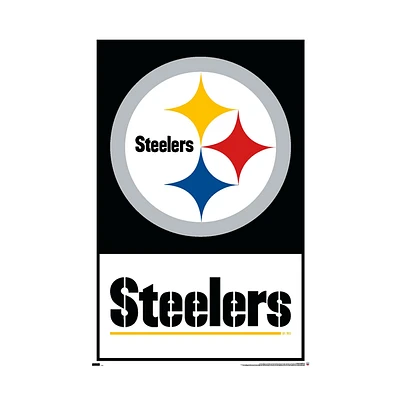 NFL Wall Poster Logo Steelers