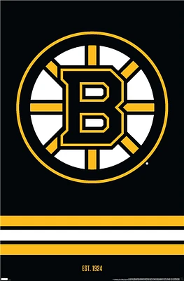 NHL Wall Poster Logo Bruins