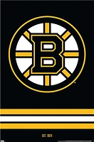 NHL Wall Poster Logo Bruins