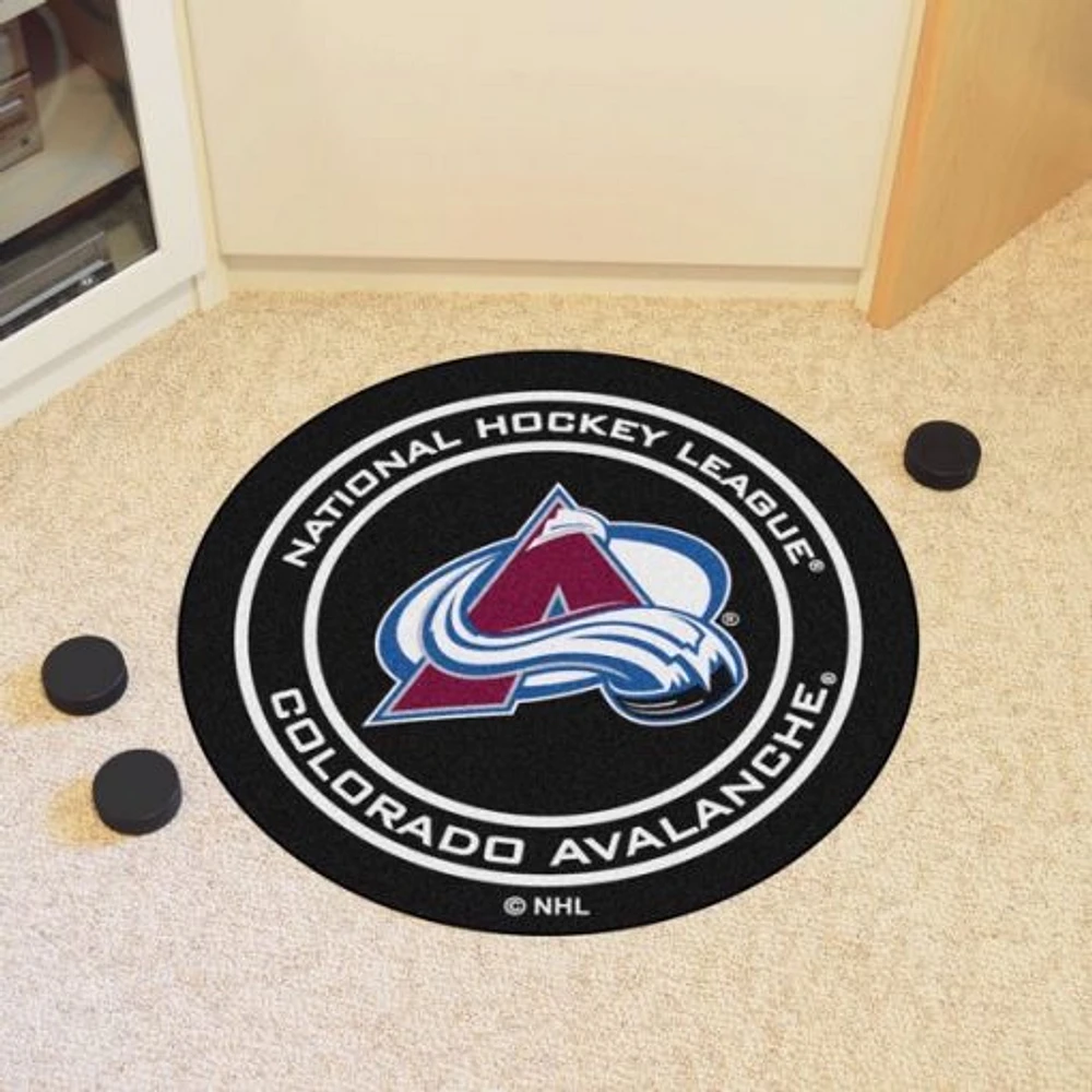 NHL Fan Mat Puck Avalanche