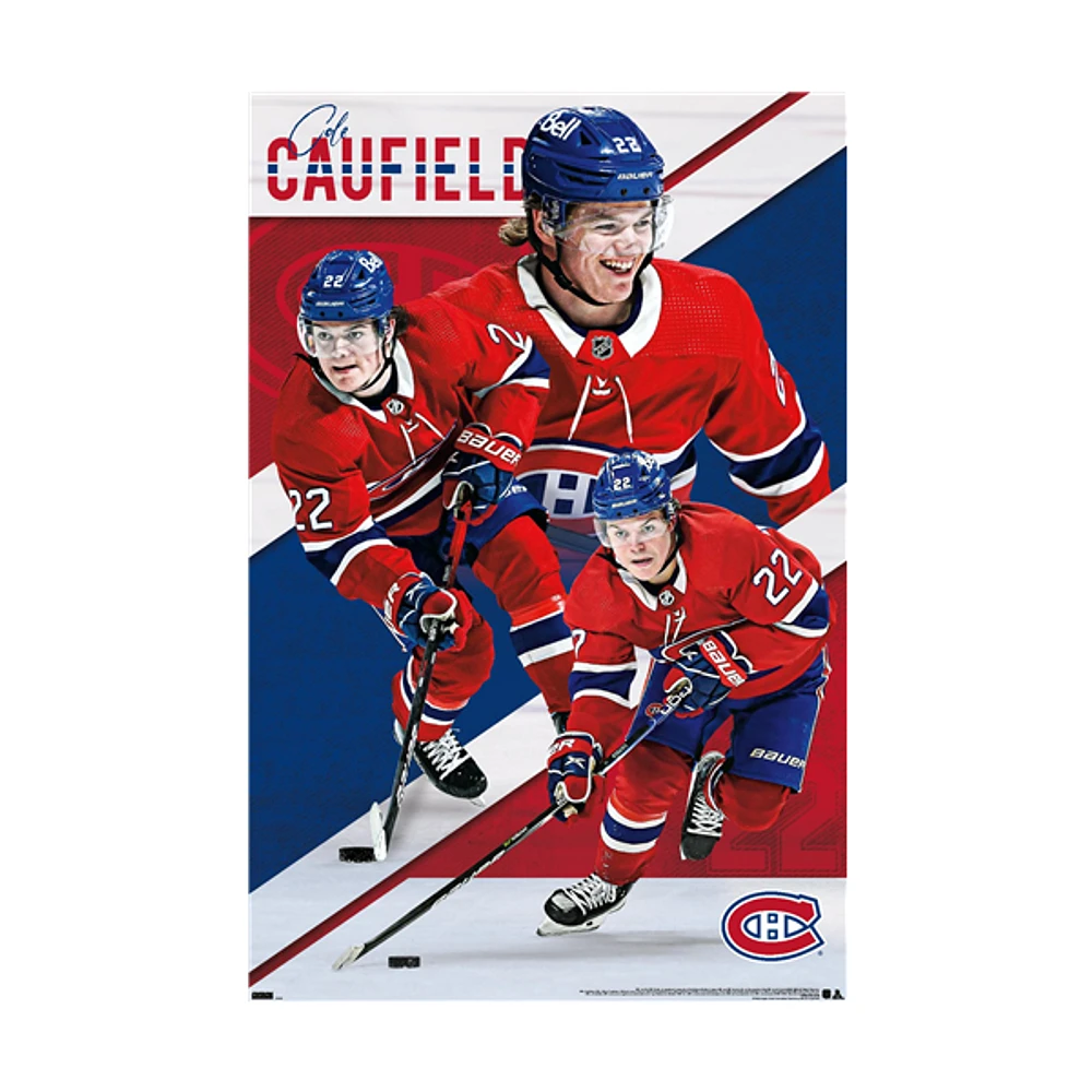 NHL Player Wall Poster Cole Caufield Canadiens