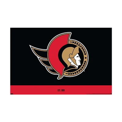 NHL Player Wall Poster Logo Senators