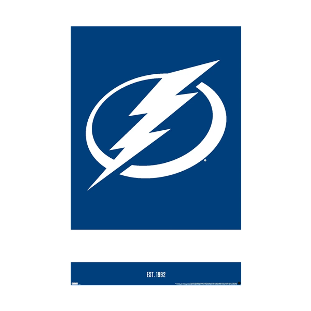 NHL Wall Poster Logo Lightning