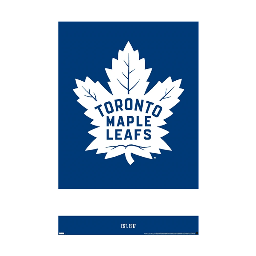 NHL Wall Poster Logo Maple Leafs