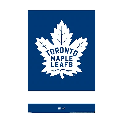 NHL Wall Poster Logo Maple Leafs