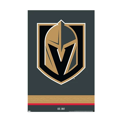 NHL Wall Poster Logo Golden Knights