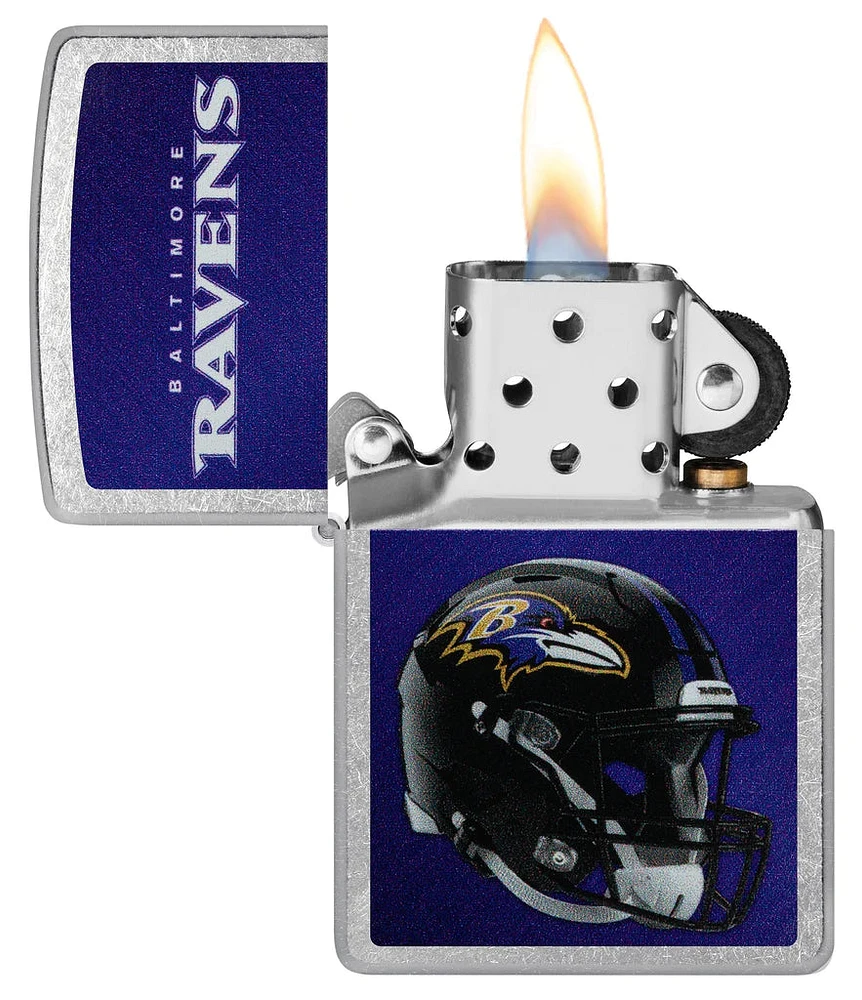 NFL Zippo Lighter Helmet Chrome Ravens