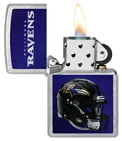 NFL Zippo Lighter Helmet Chrome Ravens