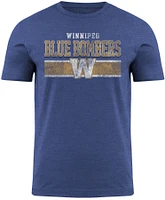 CFL T-Shirt Distressed Blue Bombers