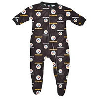 NFL Infant Onesie Raglan Zip Up Steelers