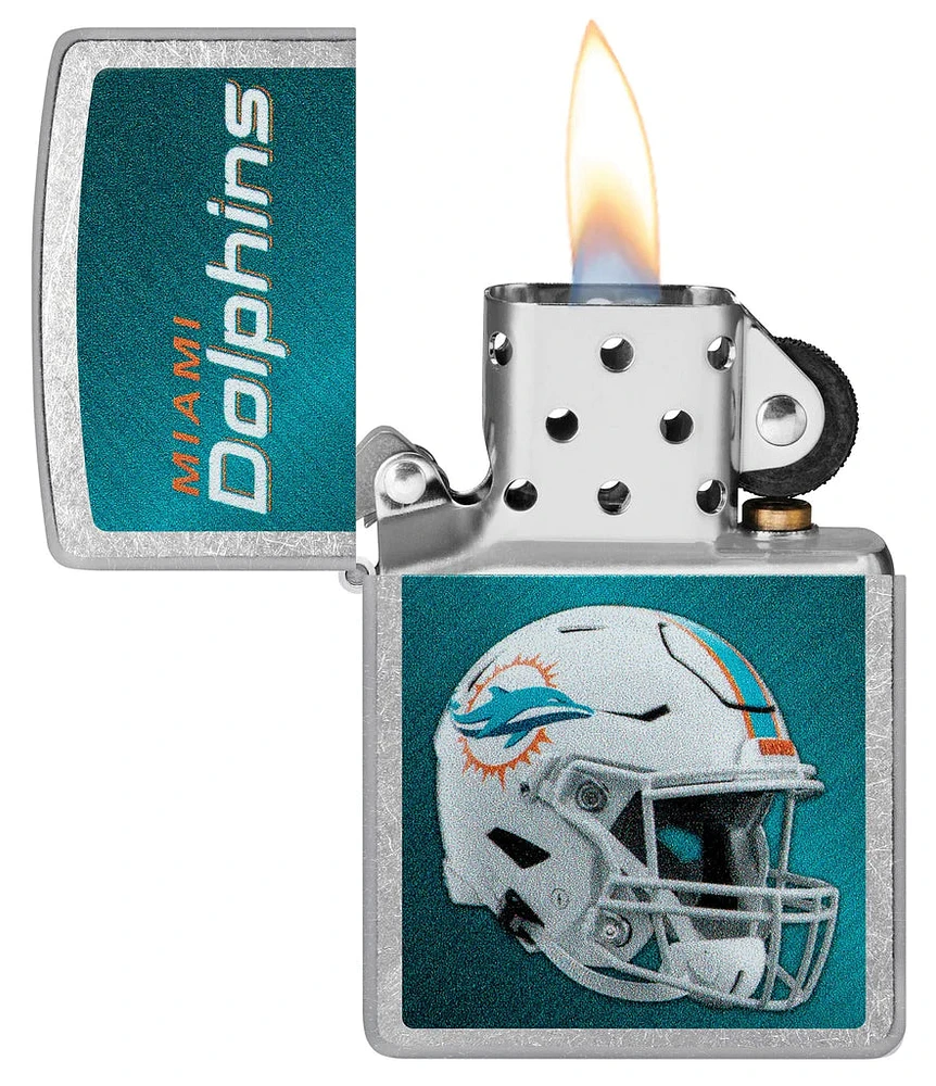 NFL Zippo Lighter Helmet Chrome Dolphins