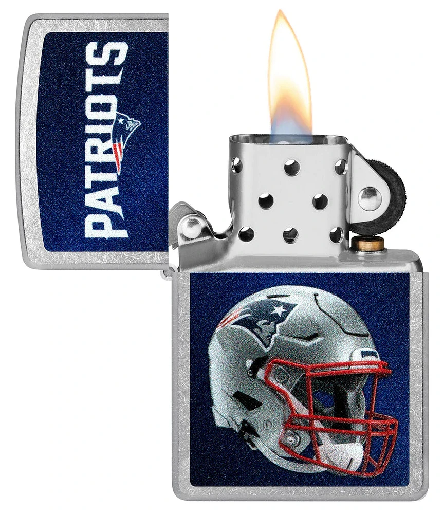 NFL Zippo Lighter Helmet Chrome Patriots