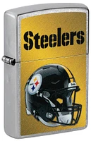 NFL Zippo Lighter Helmet Chrome Steelers