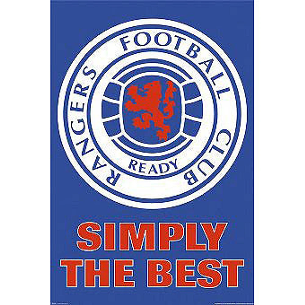 SPFL Poster Crest Rangers FC