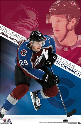 NHL Wall Poster Player Nathan Mackinnon Avalanche