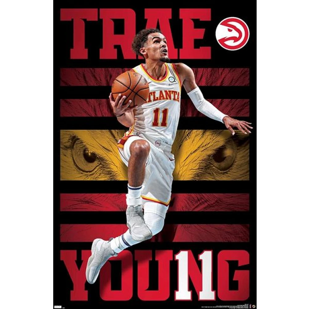 NBA Player Wall Poster Trae Young Hawks