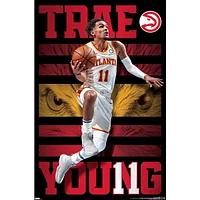 NBA Player Wall Poster Trae Young Hawks