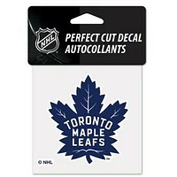 NHL Perfect Cut Decal 4x4 Maple Leafs