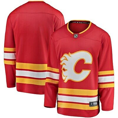 NHL Blank Replica Breakaway Jersey Home Flames