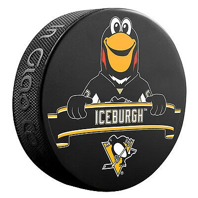 NHL Puck Mascot Penguins