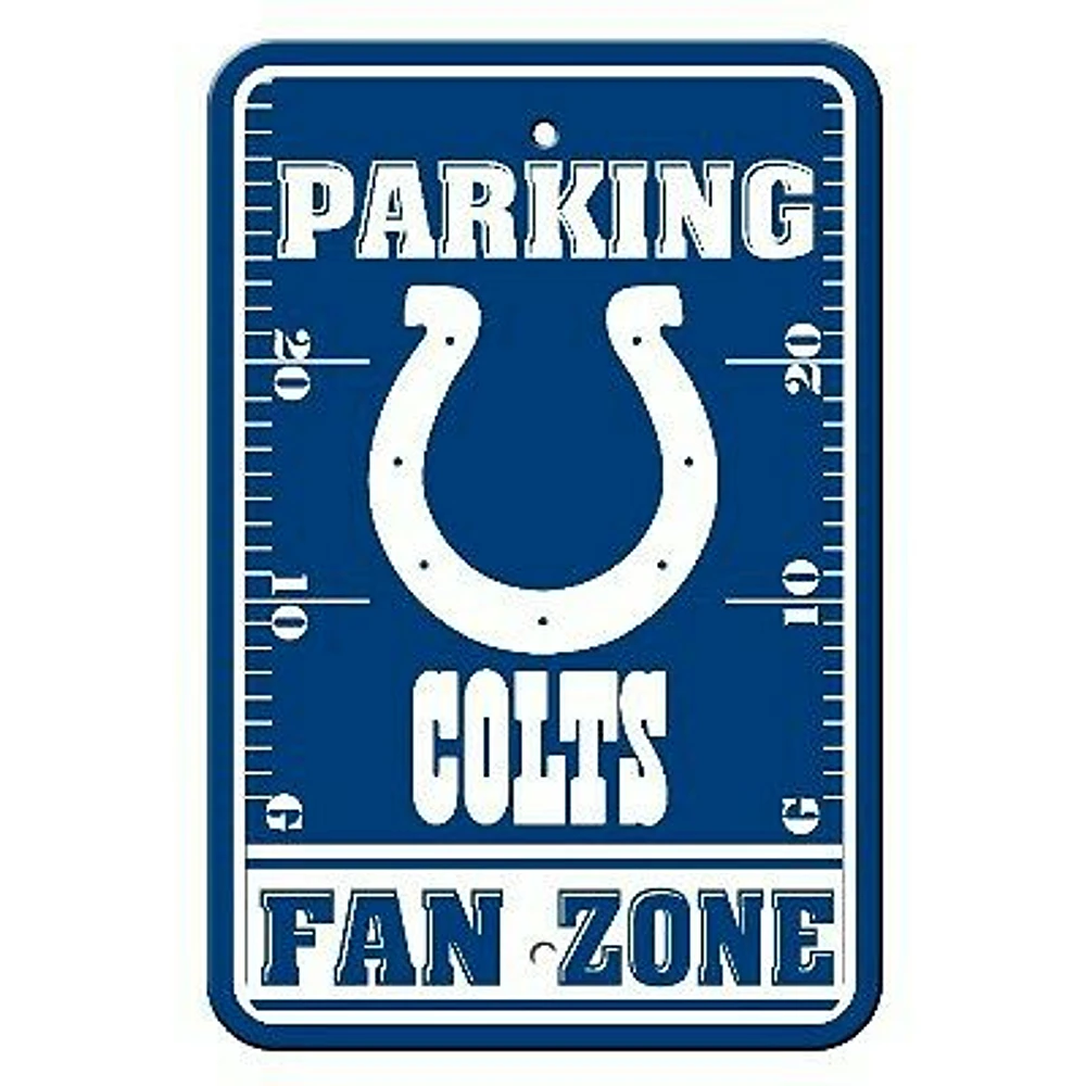 NFL Parking Sign Fan Zone Colts