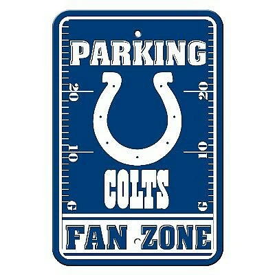 NFL Parking Sign Fan Zone Colts