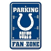 NFL Parking Sign Fan Zone Colts