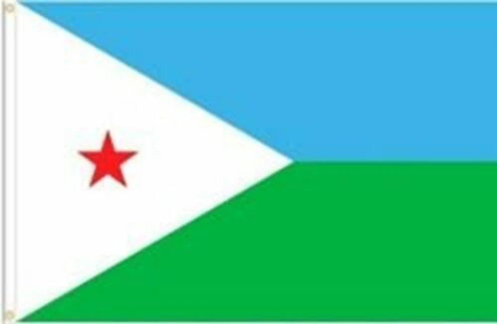 Country Flag 3x5 Djibouti