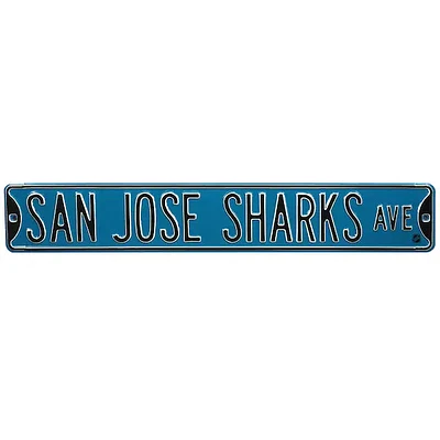 NHL Metal Street Sign Ave Sharks