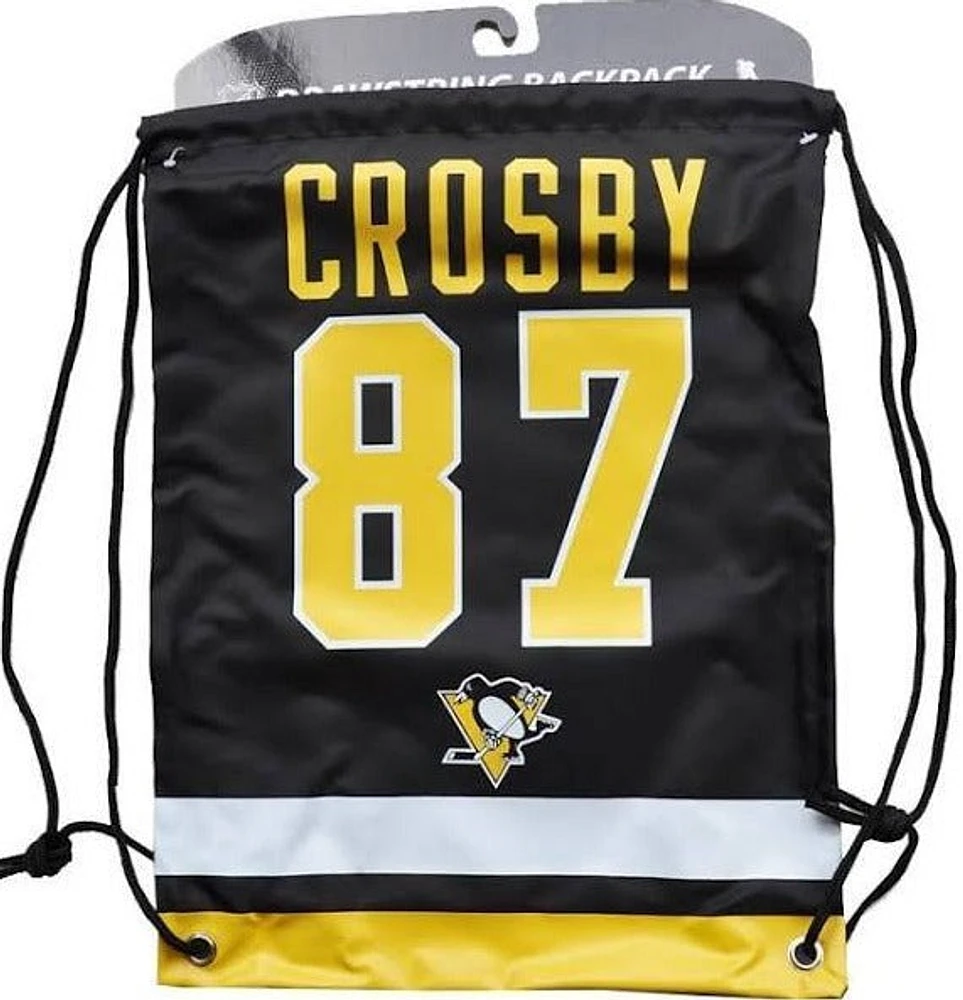 NHL Player Bag Drawstring Jersey Sidney Crosby Penguins