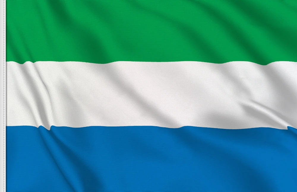 Country Flag 3x5 Sierra Leone